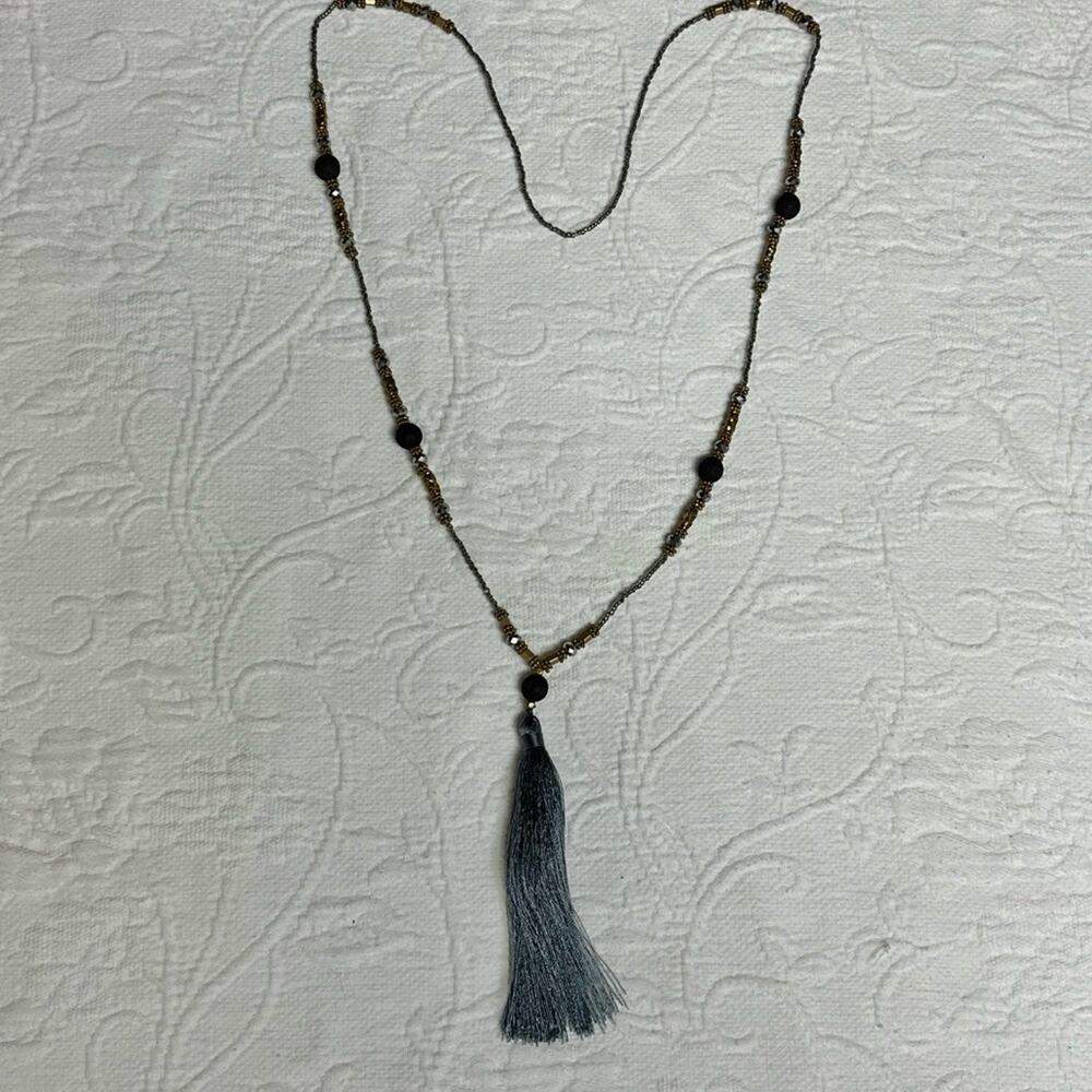 Beautiful Handmade Balinese Necklace with Tassel